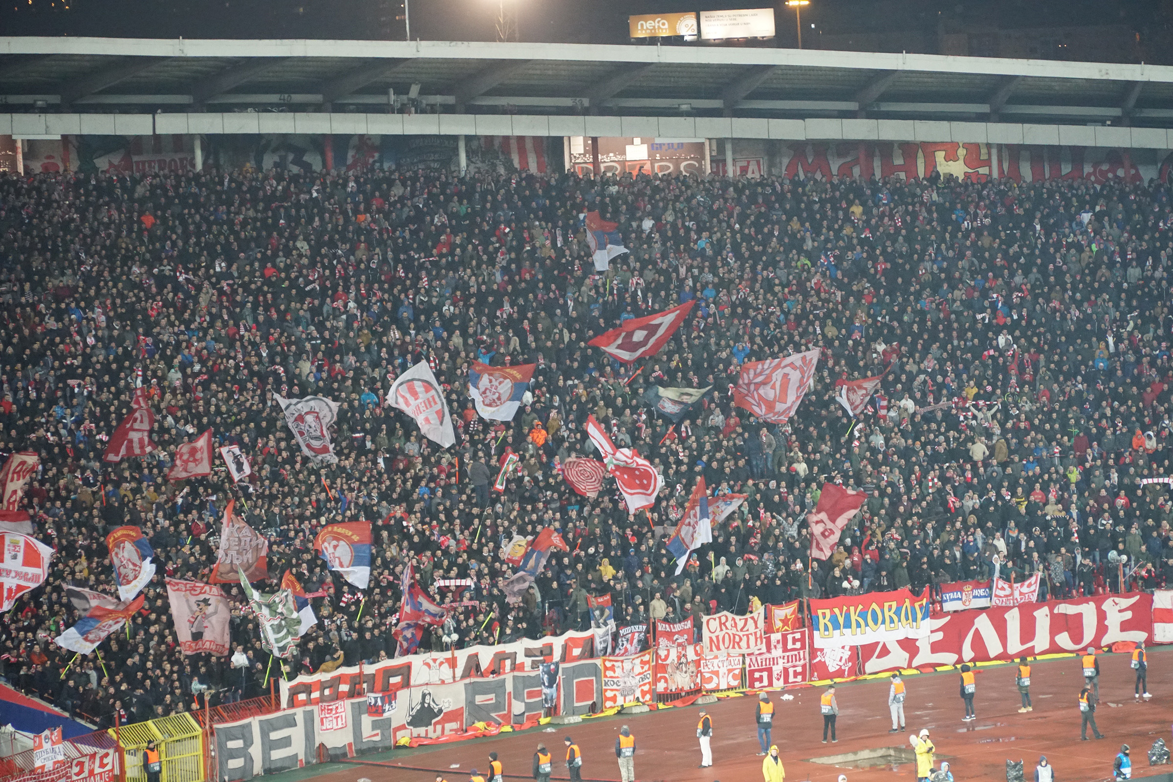 試合視察　CL  FK CrvenaZvezda vs PSG 